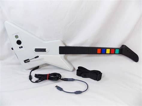 wired xbox 360 guitar hero controller